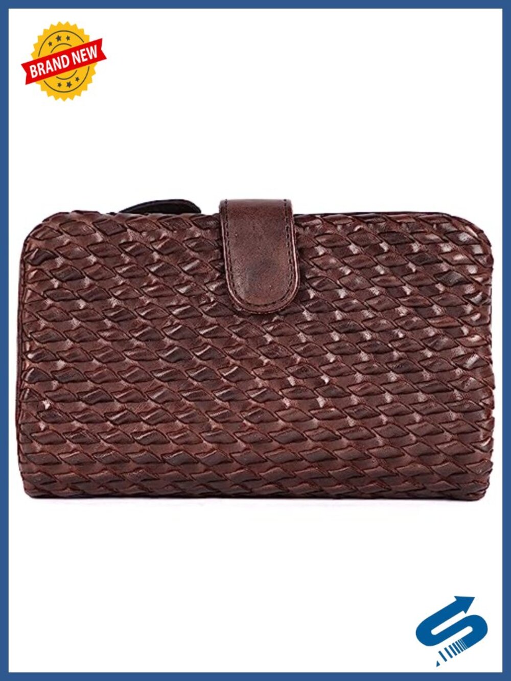 Genuine Leather Women's Wallet RFID Multiple Card Slots